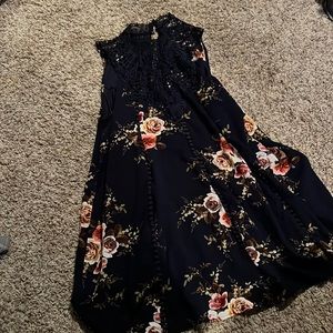 Blue Floral Dress